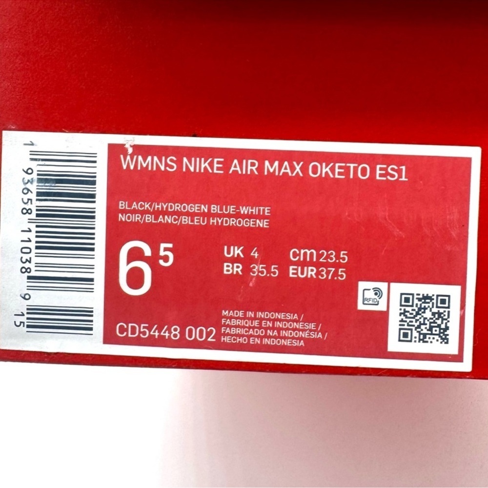 WMNS Nike Air Max Oketo Es1 - Black/ Hydrogen Blue - Picture 11 of 11